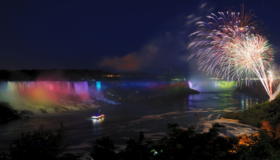 Niagara Falls Hotels >> Niagara Falls at Night Niagara Falls Hotels >> Niagara Falls at Night