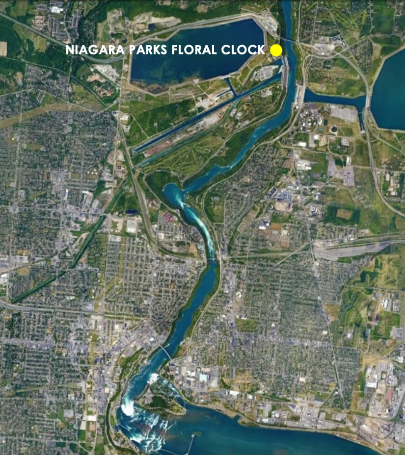 Visit the Floral clock in Niagara Falls Ontario