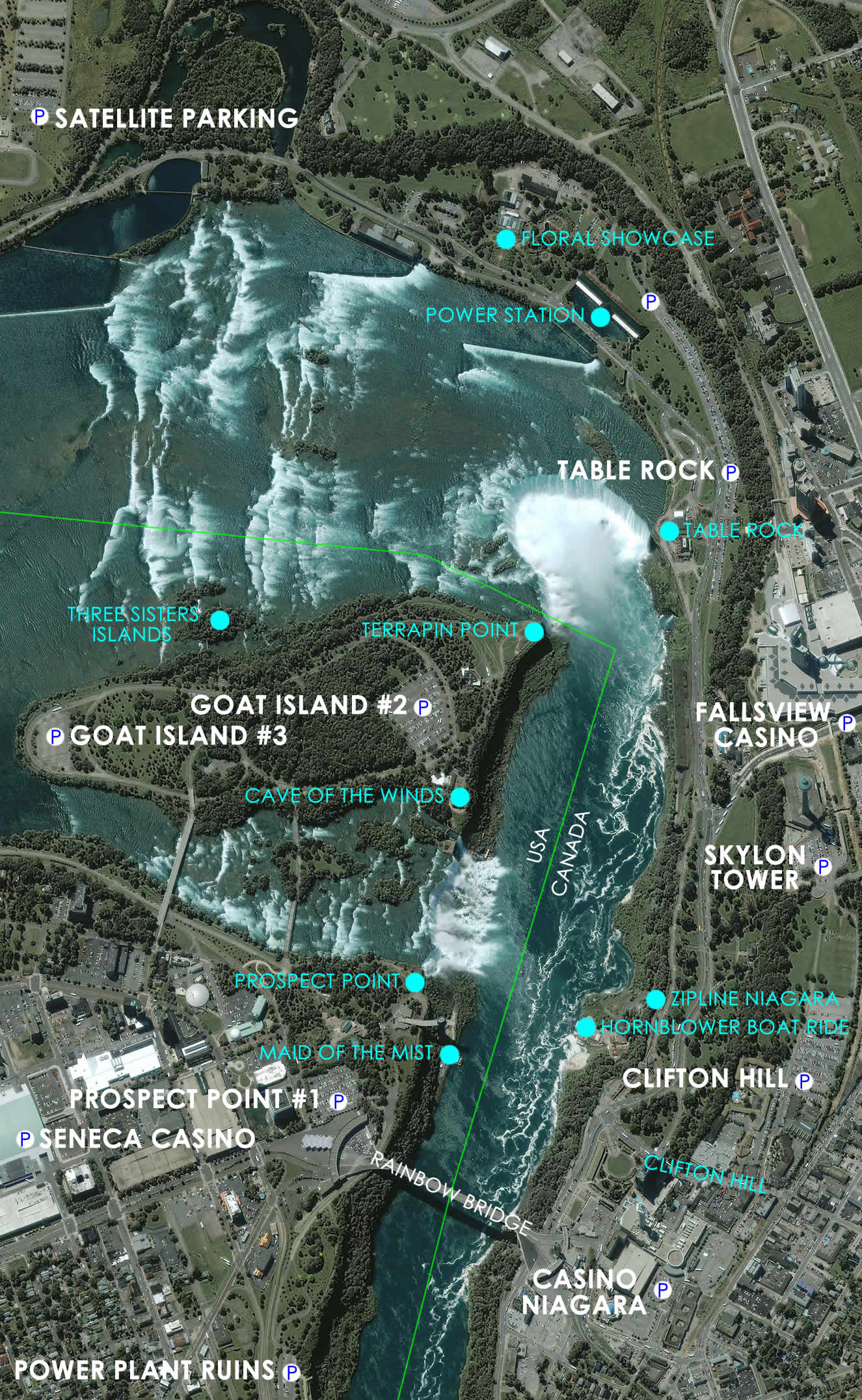 Parking at Niagara Falls