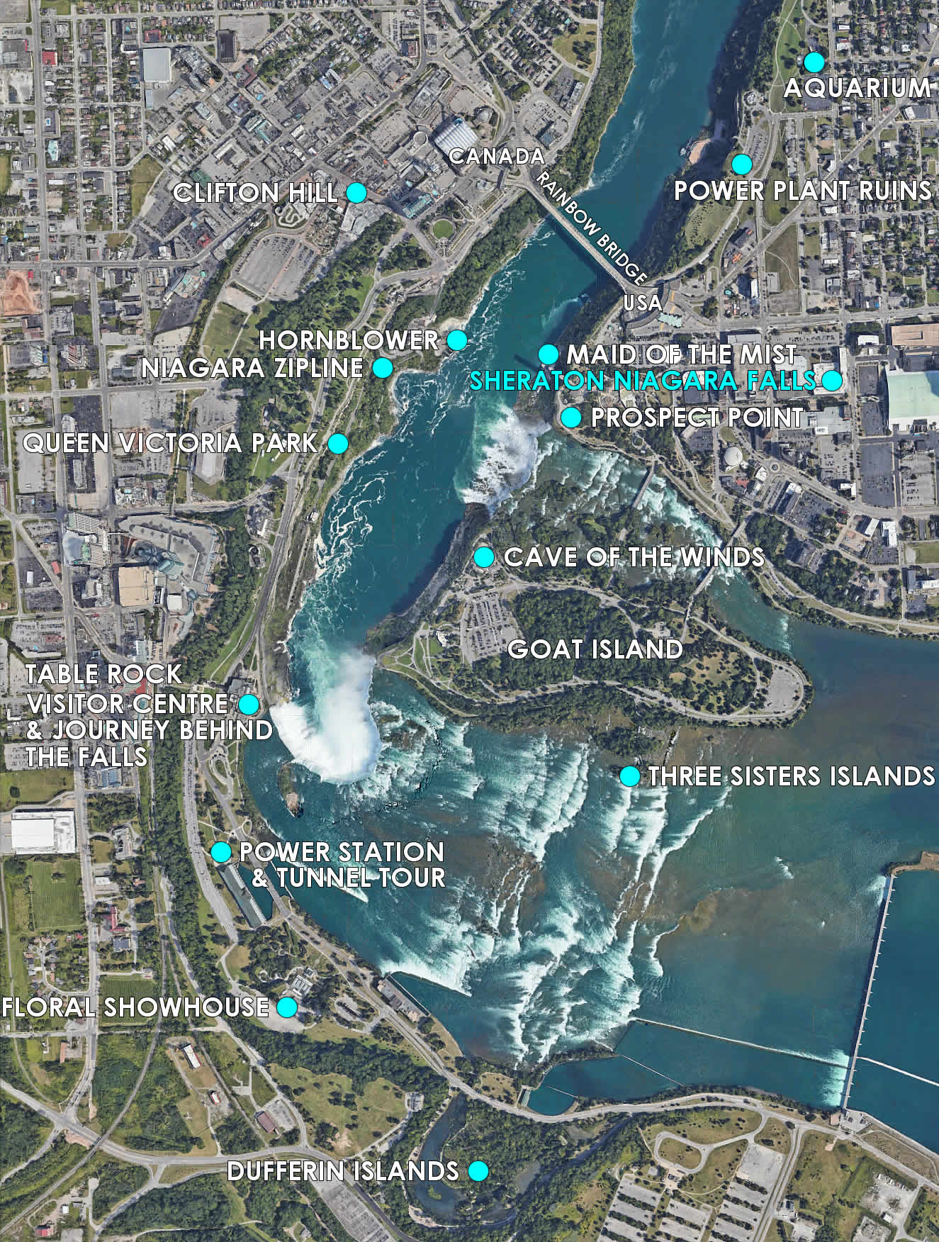 Sheraton Niagara Falls NY location
